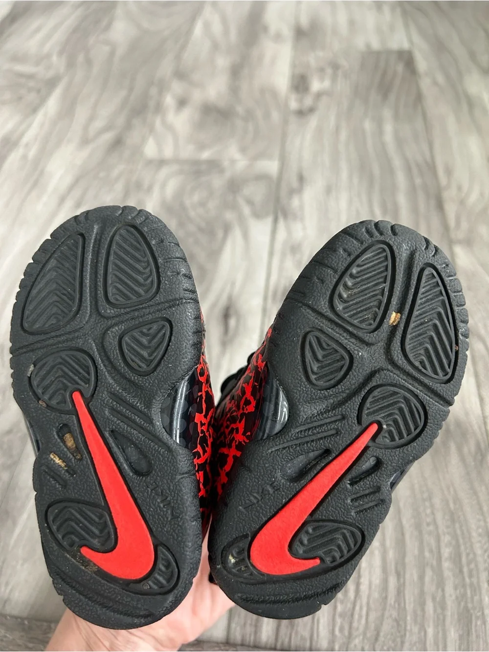 Nike Little Posite One TD Cracked Lava